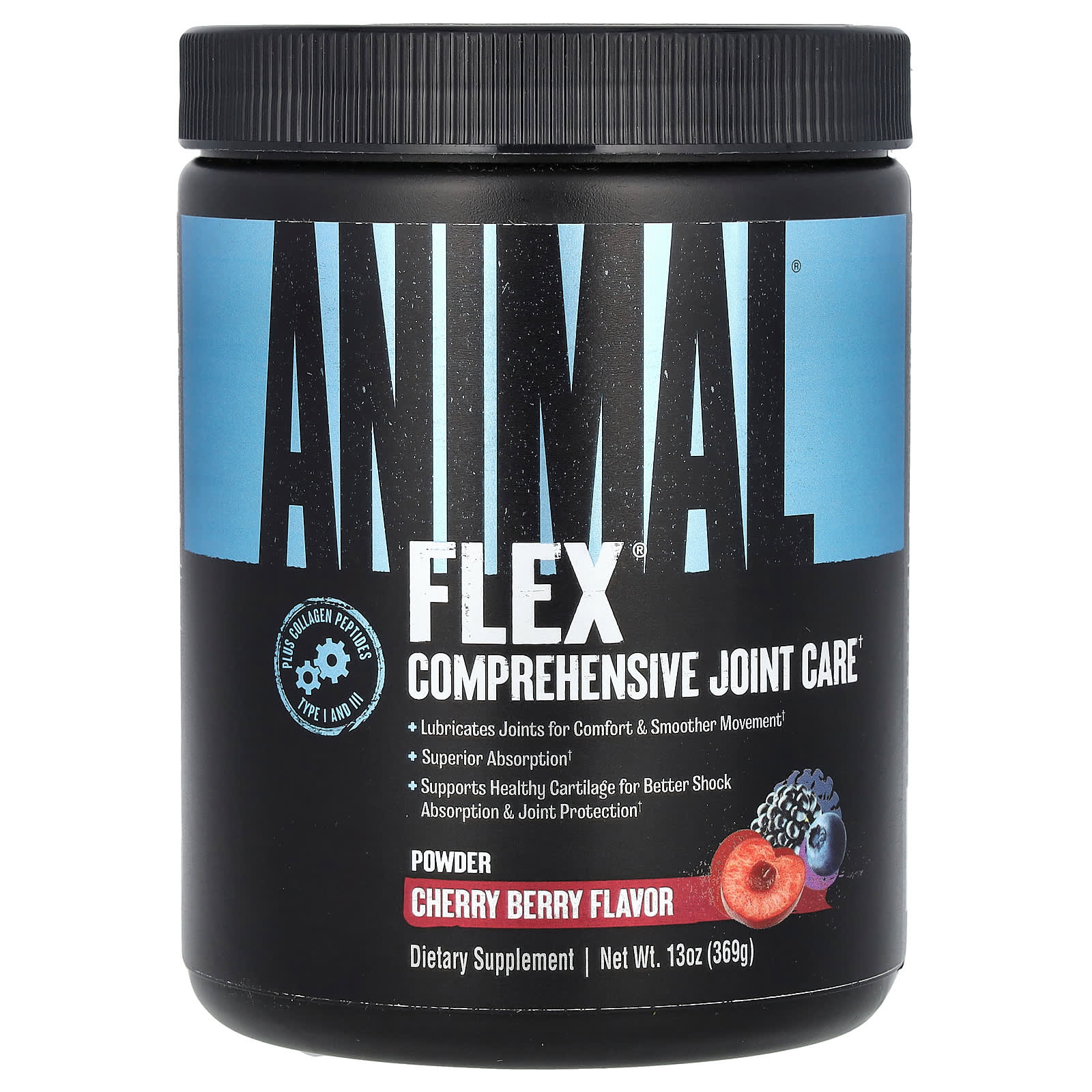 Порошок Animal Flex®, вкус Cherry Berry, 369 г