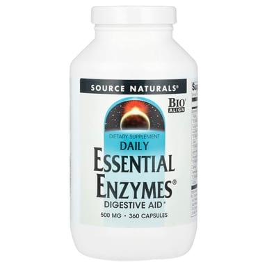 Ферменты Source Naturals Daily Essential®, 500 мг, 360 капсул