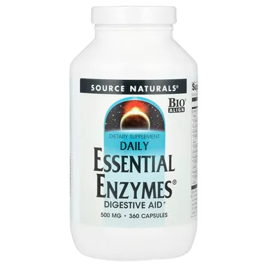 Фото товара: Ферменты Source Naturals Daily Essential®, 500 мг, 360 капсул