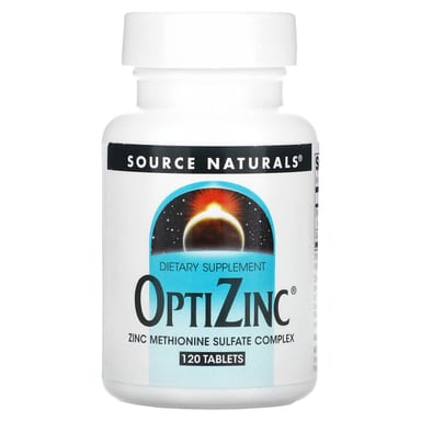 Цинк OptiZinc Source Naturals, 120 таблеток