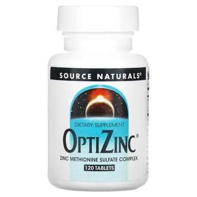 Фото товара: Цинк OptiZinc Source Naturals, 120 таблеток