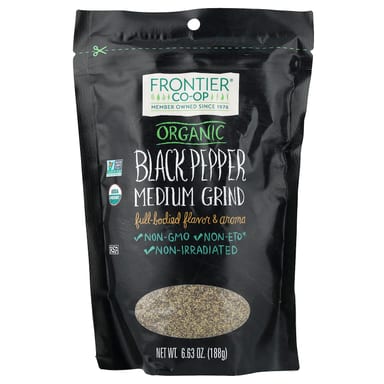 Чёрный перец Frontier Co-op Medium Grind, 188 г