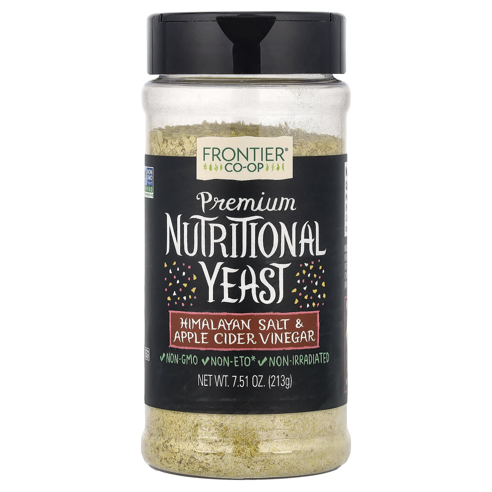 Яблочный уксус Frontier Co-op Premium Nutritional Yeast, вкус Himalayan Salt & Apple Cider Vinegar, 213 г