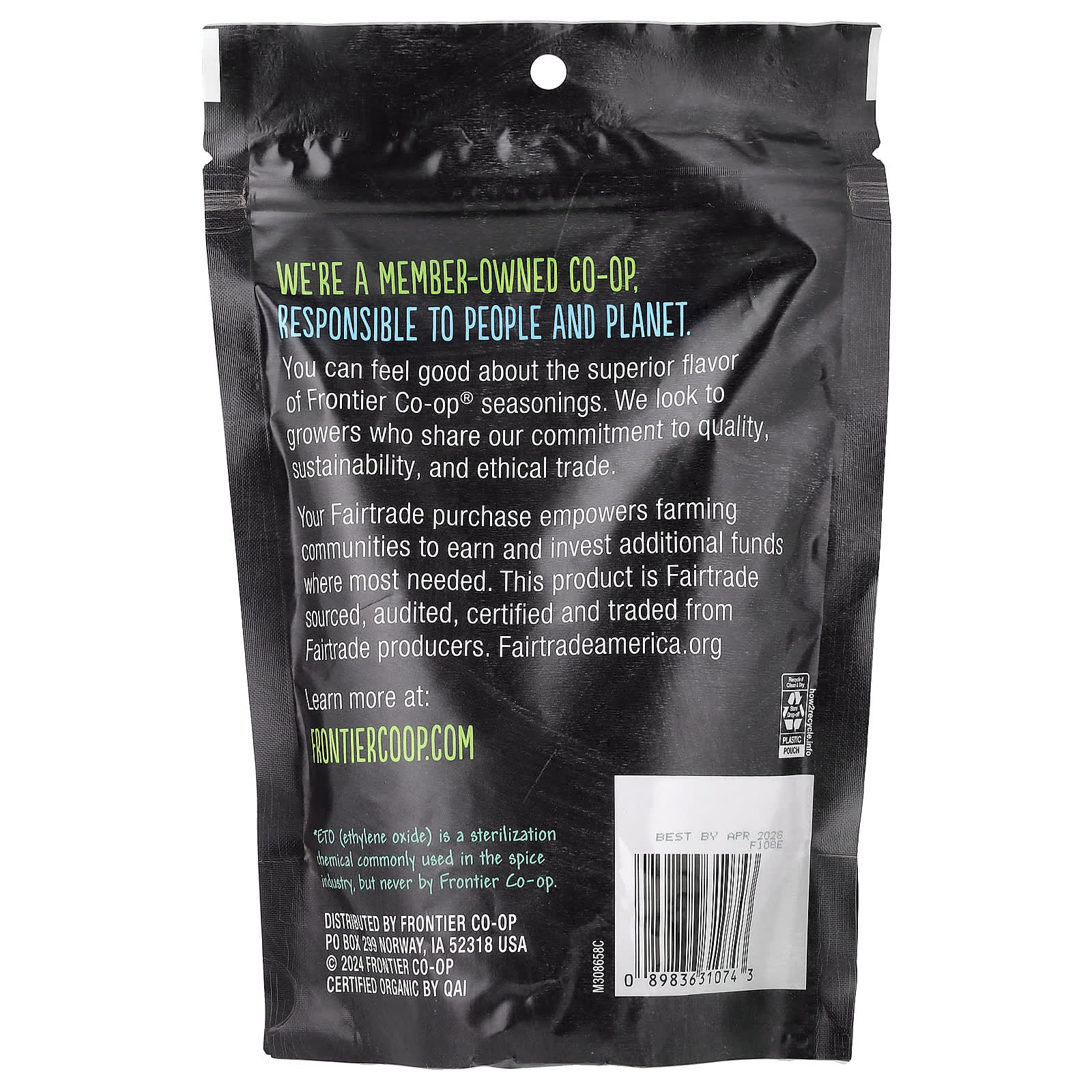 Корица Frontier Co-op, вкус Organic Fairtrade Ceylon Cinnamon, 158 г — фото 2