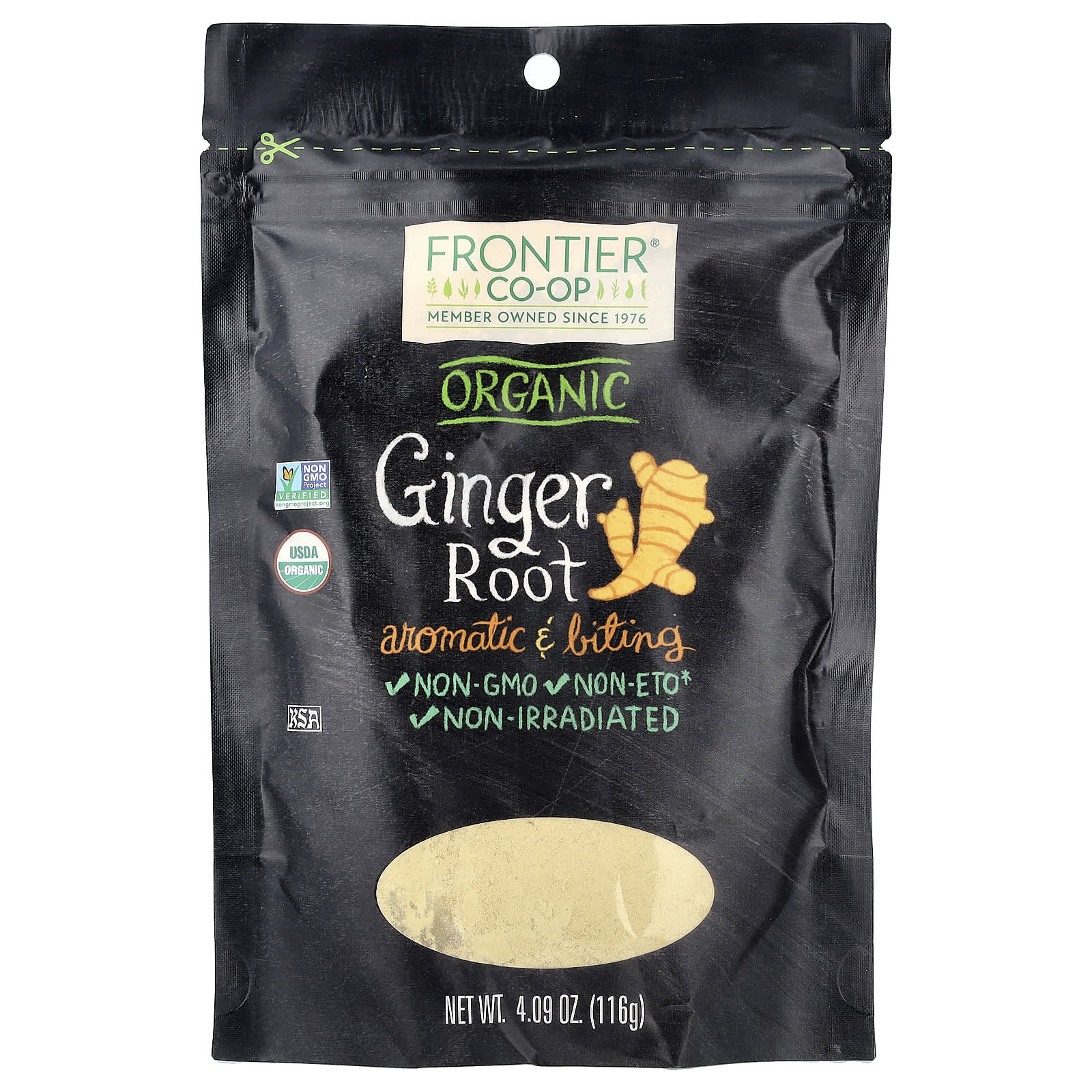 Имбирь Frontier Co-op Organic Root, 116 г