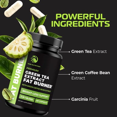 Жиросжигатель Nobi Nutrition Premium Green Tea Extract, 60 капсул