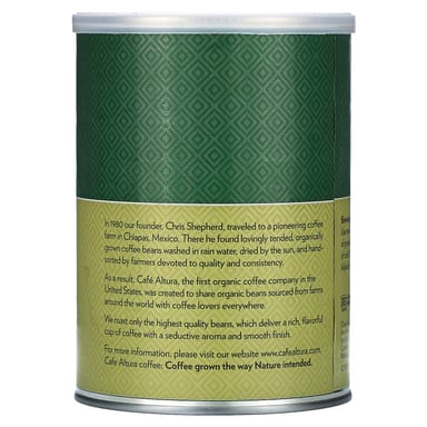 Кофе Cafe Altura Organic Dark Roast, оттенок Ground, 340 г