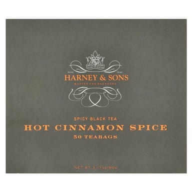 Чайные пакетики Harney & Sons Spicy Black Tea 50, вкус Hot Cinnamon Spice, 90 г