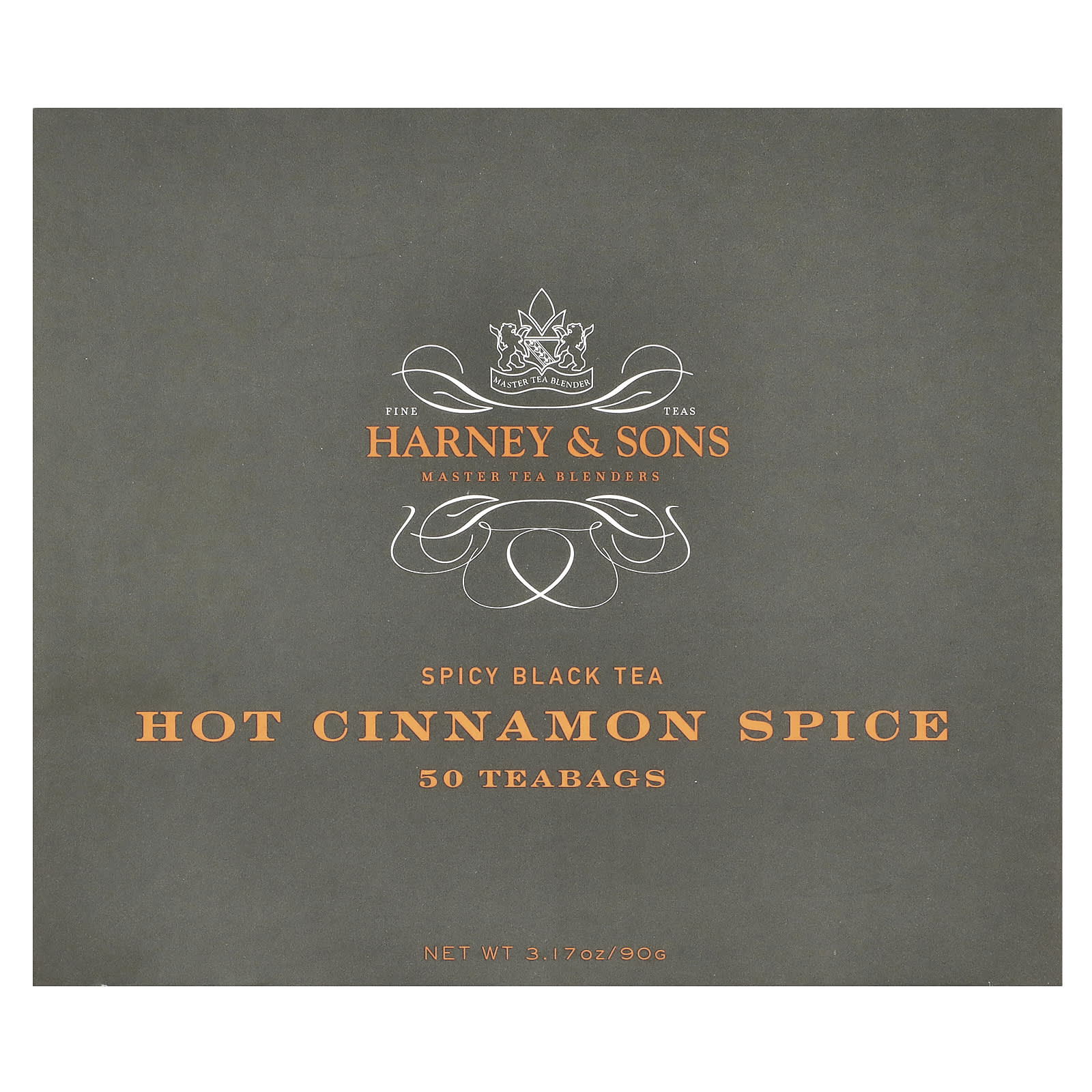 Чайные пакетики Harney & Sons Spicy Black Tea 50, вкус Hot Cinnamon Spice, 90 г