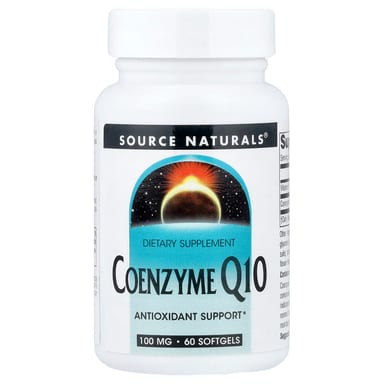 Коэнзим Q10 Source Naturals, 60 мягких капсул