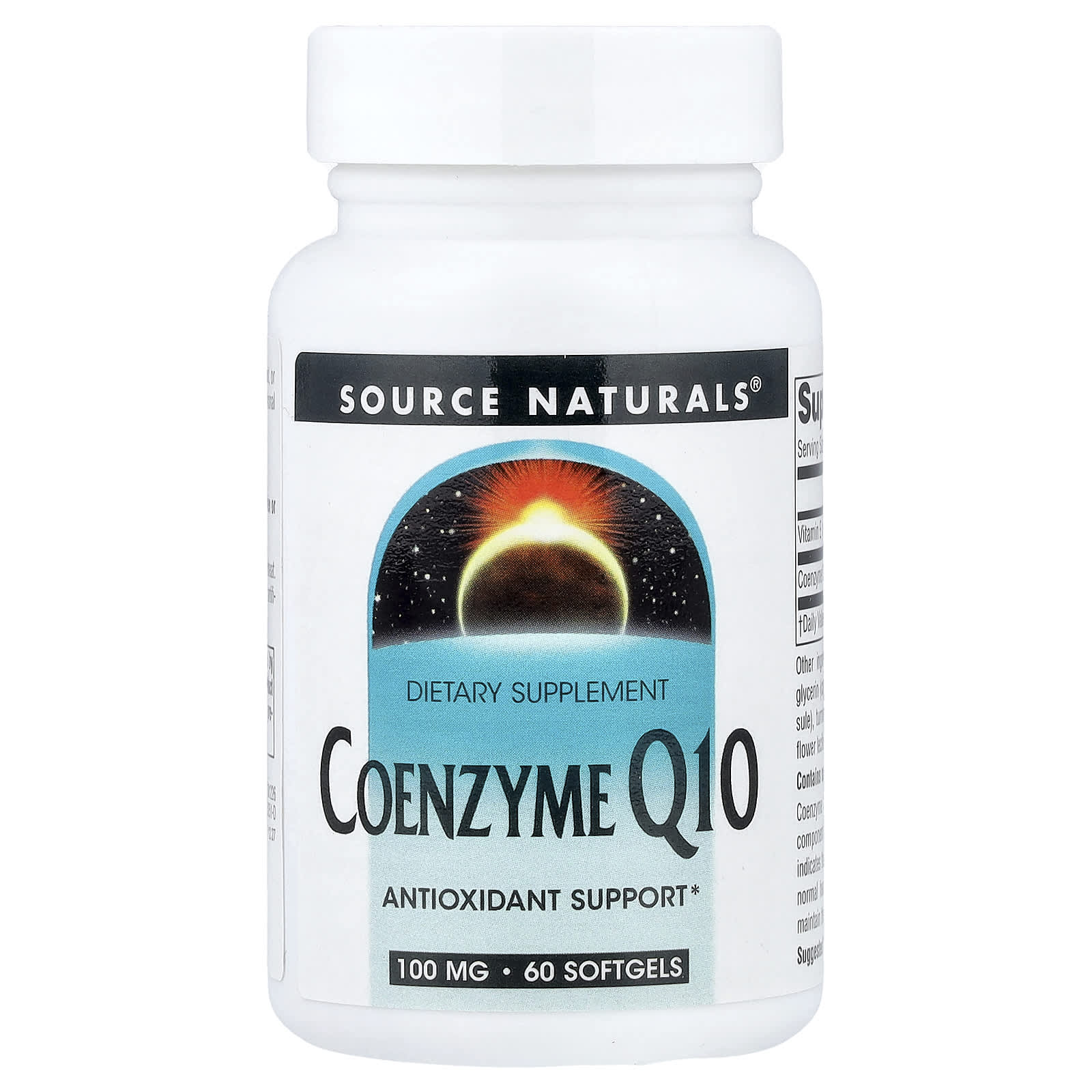 Коэнзим Q10 Source Naturals, 60 мягких капсул