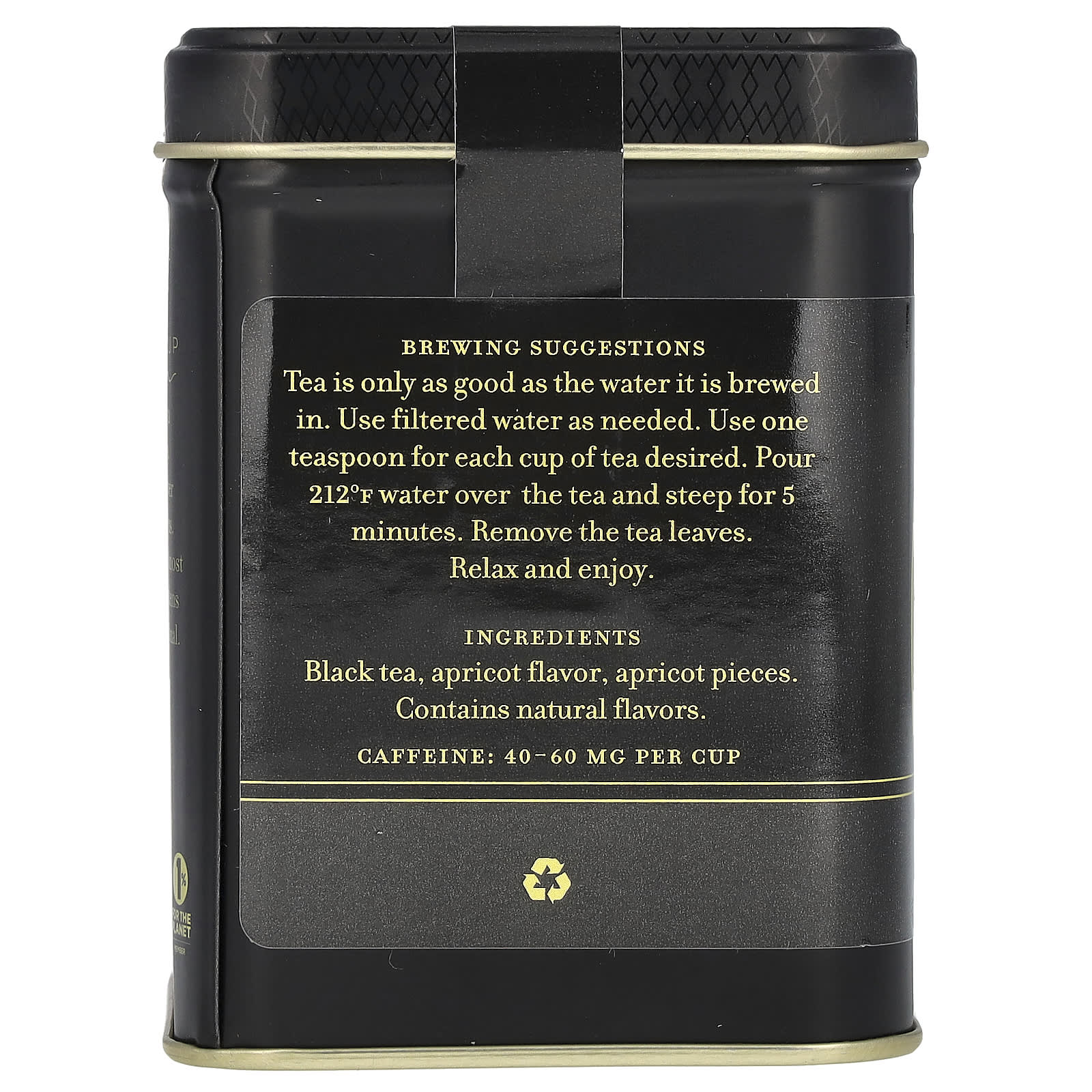 Чай Harney & Sons Black, оттенок Apricot, 112 г — фото 2