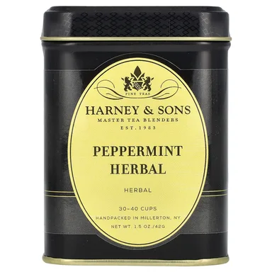 Фото товара: Травяной чай Harney & Sons, без кофеина, перечная мята, 42 г