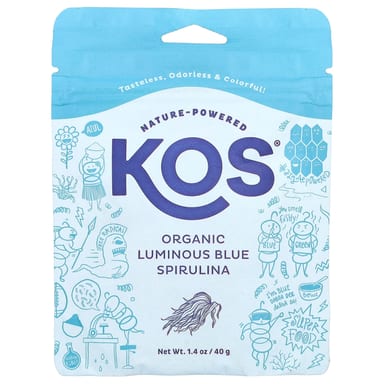Спирулина KOS Organic Luminous Blue Powder, 40 г, порошок