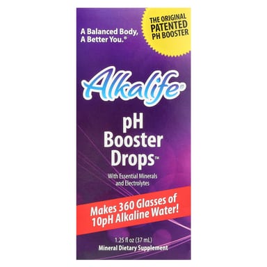 Электролиты Alkalife pH Booster Drops with Essential Minerals and, 37 мл, капли