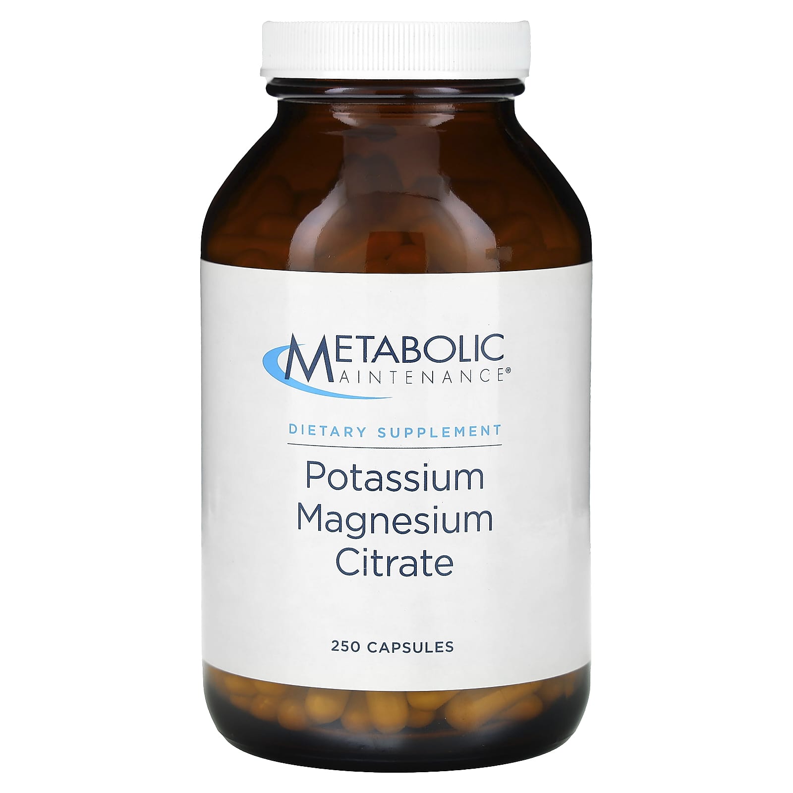 Магний цитрат Metabolic Maintenance Potassium, 250 капсул