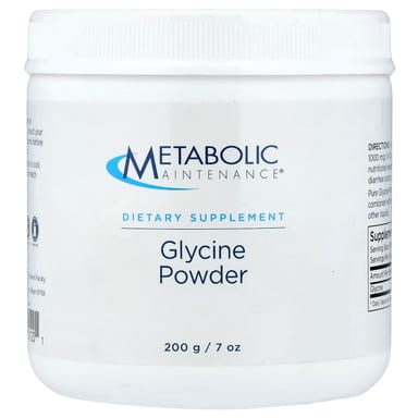 Порошок Metabolic Maintenance Glycine, 200 г