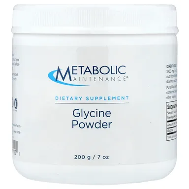 Фото товара: Порошок Metabolic Maintenance Glycine, 200 г