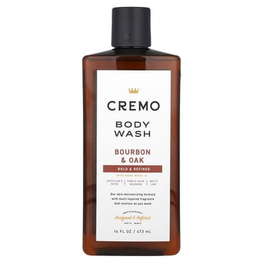 Гель для душа Cremo Bourbon & Oak, 473 мл