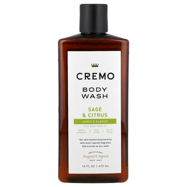 Гель для душа Cremo Sage & Citrus, 473 мл