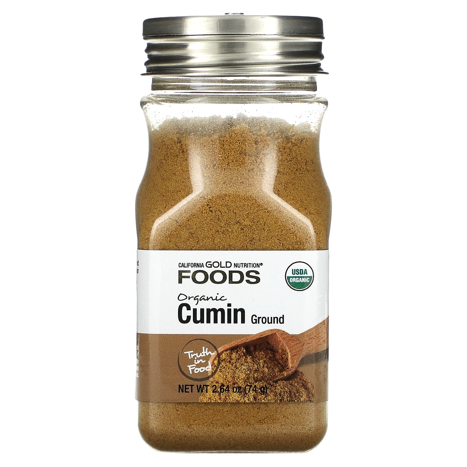 Кумин California Gold Nutrition Foods, 74 г