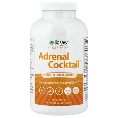 Витамин C Jigsaw Health Adrenal Cocktail™ Wholefood, 360 капсул