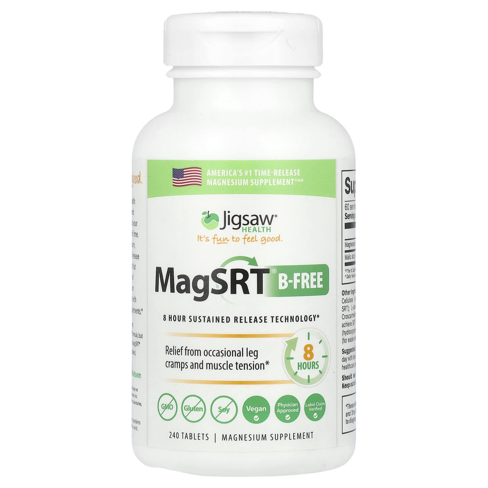 Магний Jigsaw Health, 240 таблеток