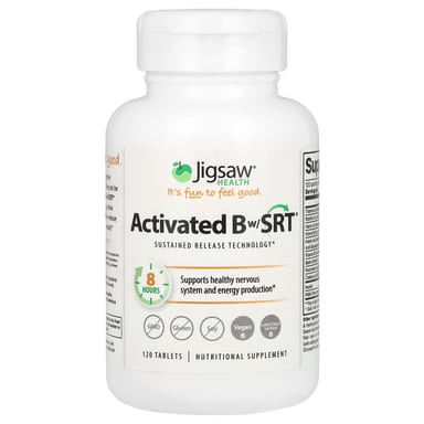 Активированные витамины B с SRT® Jigsaw Health, 120 таблеток