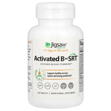Фото товара: Активированные витамины B с SRT® Jigsaw Health, 120 таблеток