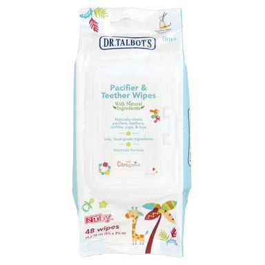 Салфетки Dr. Talbot's Pacifier & Teether 0 m 48, вкус Vanilla Milk