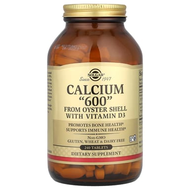 Витамин D3 Solgar Calcium "600" from Oyster Shell, 240 таблеток