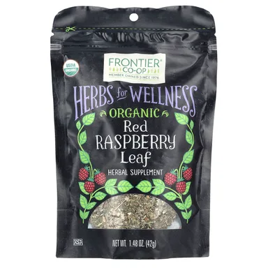 Фото товара: Листья малины Frontier Co-op, Organic Red Raspberry Leaf, 42 г