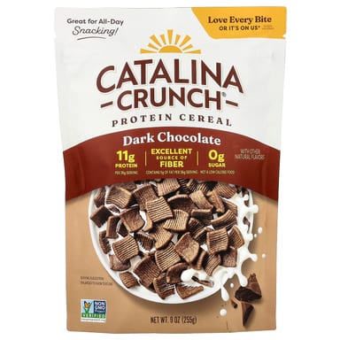 Темный шоколад Catalina Crunch Protein Cereal, вкус Dark Chocolate, 255 г