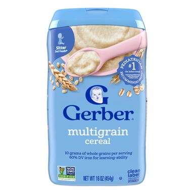 Хлопья Gerber Multigrain 2nd Foods®, 454 г