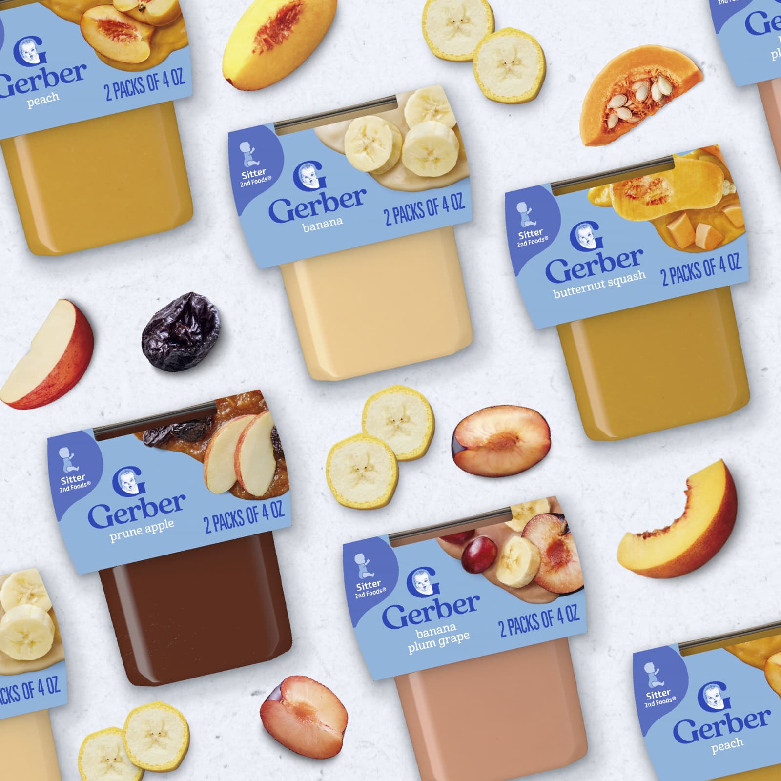 Детское питание Gerber, 2-й этап, зеленая фасоль, 2 упаковки по 113 г — фото 6