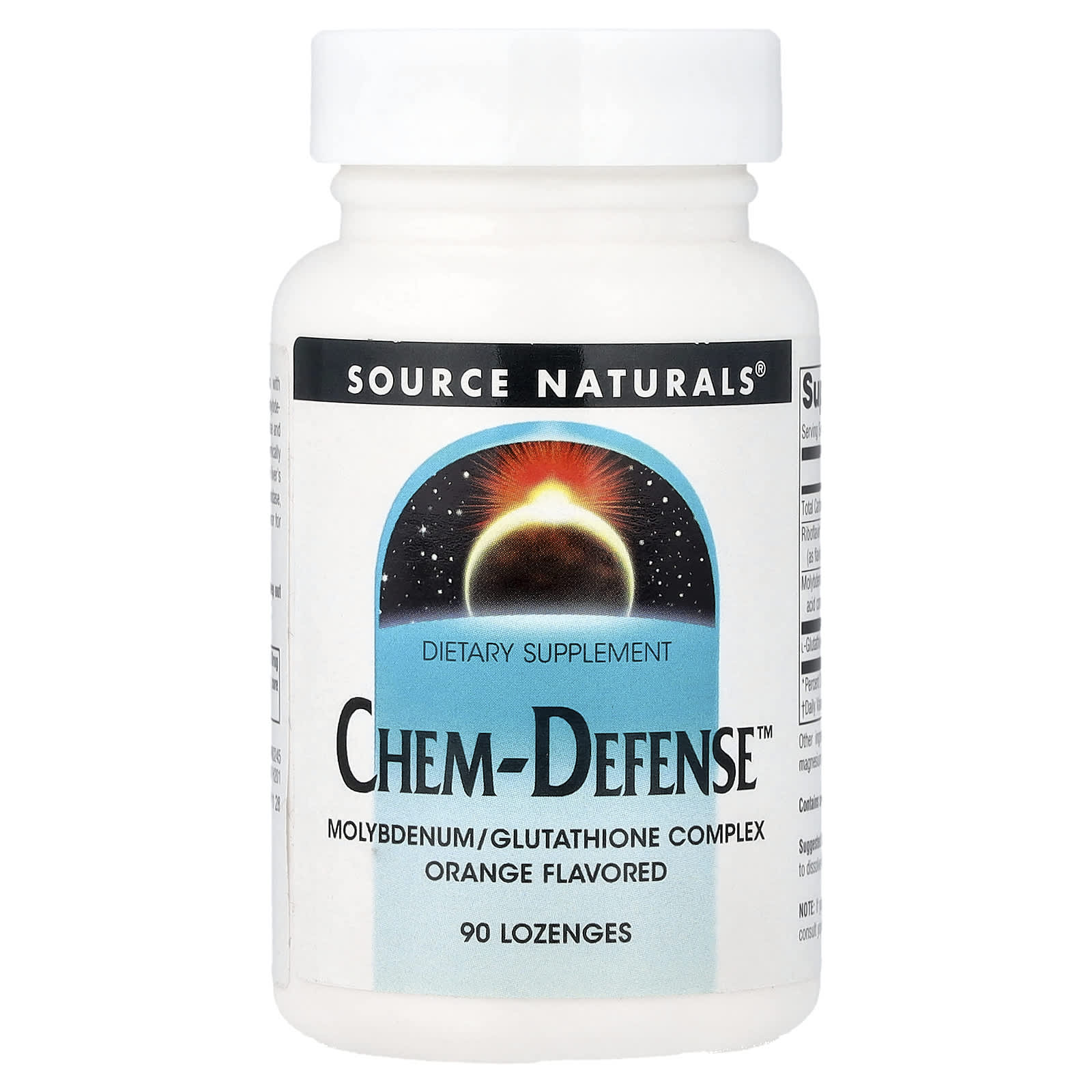Комплекс Chem-Defense Source Naturals Chem-Defense™, вкус Orange, 90 пастилок