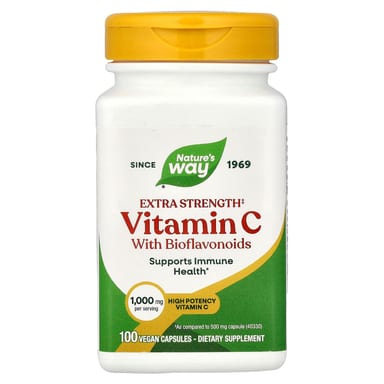 Витамин C Nature's Way with Bioflavonoids, 100 растительных капсул