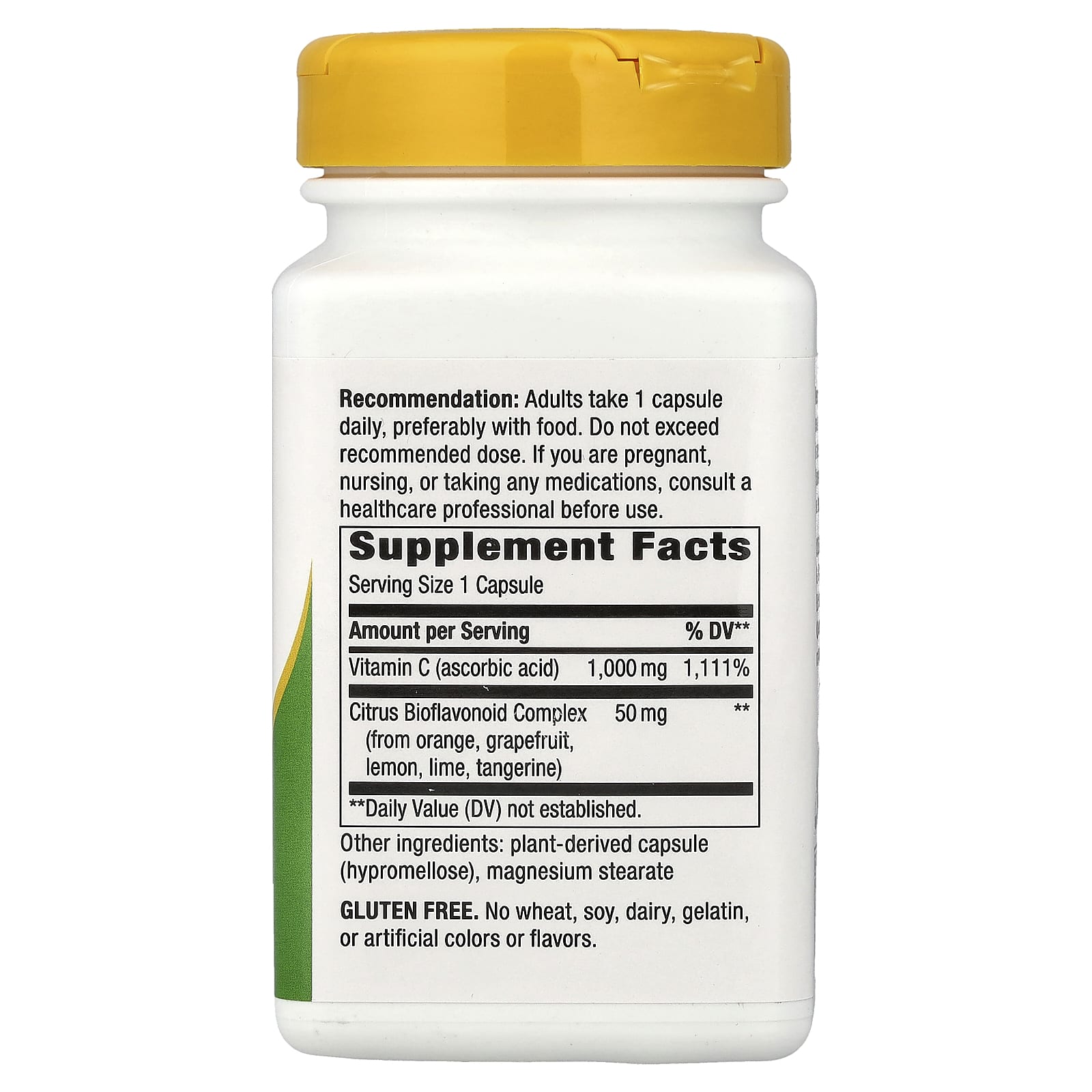 Витамин C Nature's Way with Bioflavonoids, 100 растительных капсул — фото 3