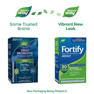 Пробиотик Nature's Way Fortify® Daily Pre Adult 30 Delayed-Release Capsules, капсулы