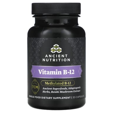 Витамин B12 Ancient Nutrition, 30 капсул