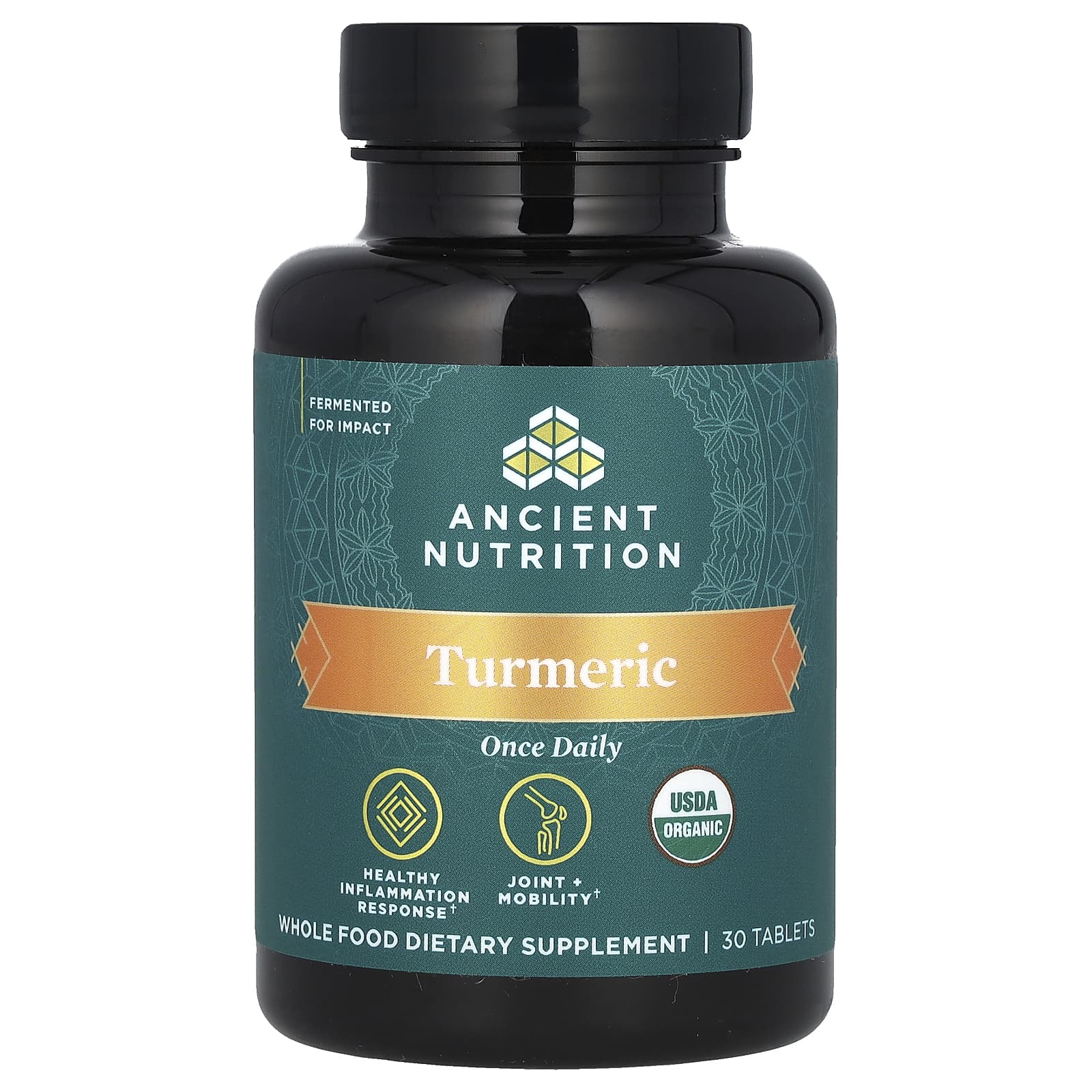Куркума Ancient Nutrition Once Daily, 30 таблеток