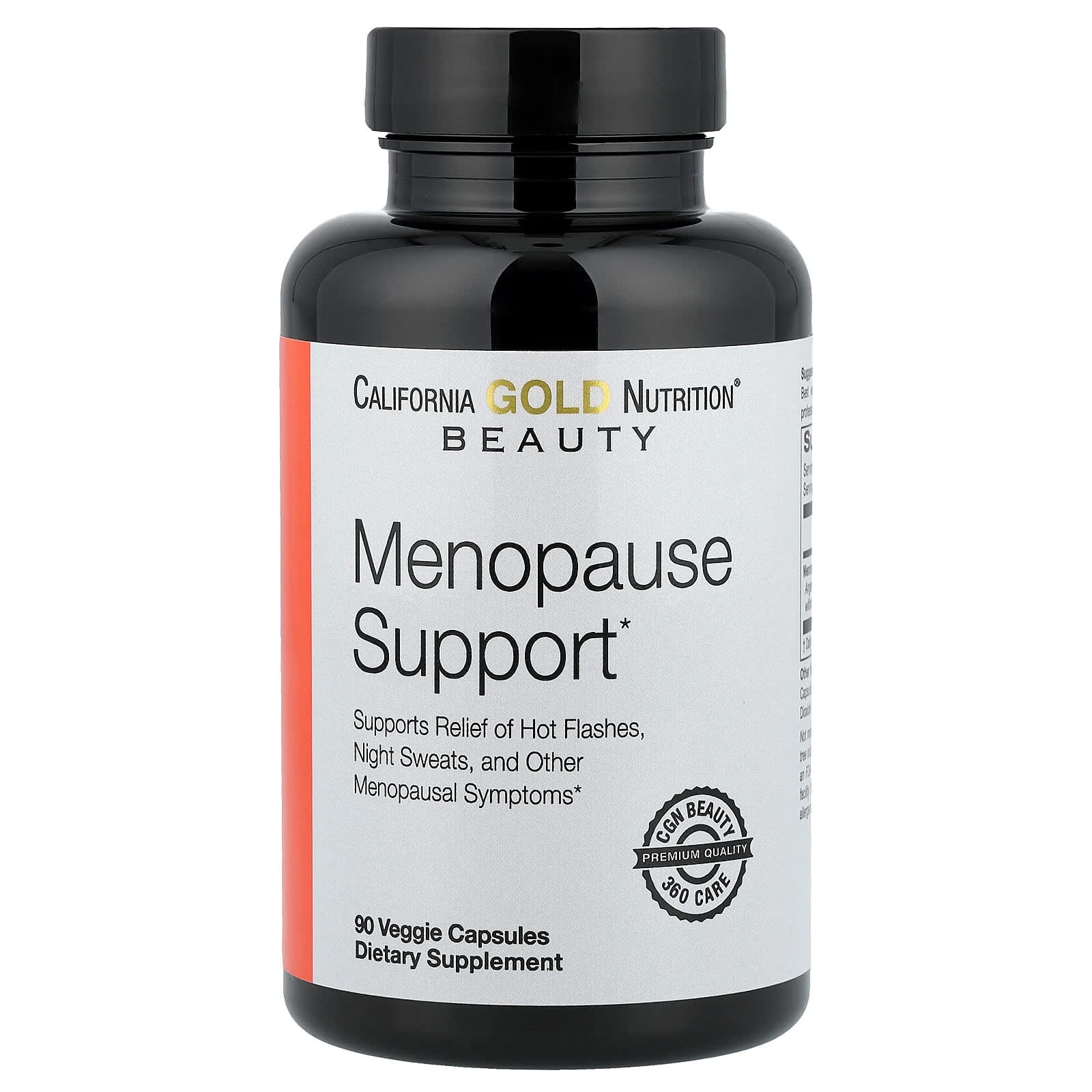 L-лейцин California Gold Nutrition Beauty Menopause Support with Angelica gigas Cynanchum wilfordii Phlomis umbrosa and L-Leucine, 90 растительных капсул — фото 4