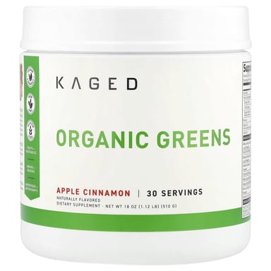 Корица Kaged Organic Greens, вкус Apple Cinnamon, 510 г