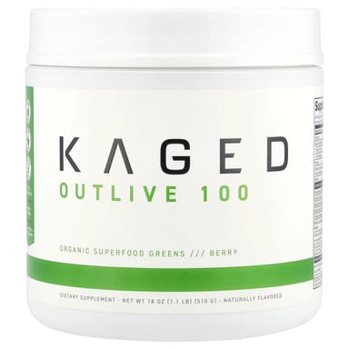 Суперфуд Kaged, Organic Superfood Greens, Ягоды, 510 г