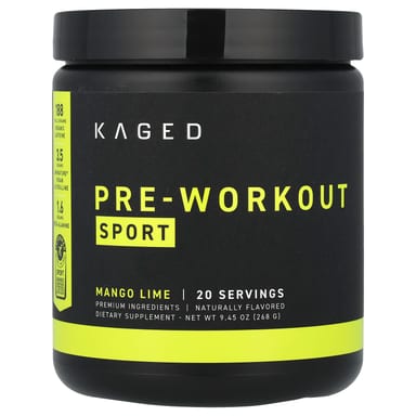 Предтренировочный комплекс Kaged Sport, вкус Mango Lime, 268 г
