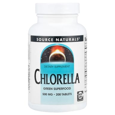 Хлорелла Source Naturals, 200 таблеток