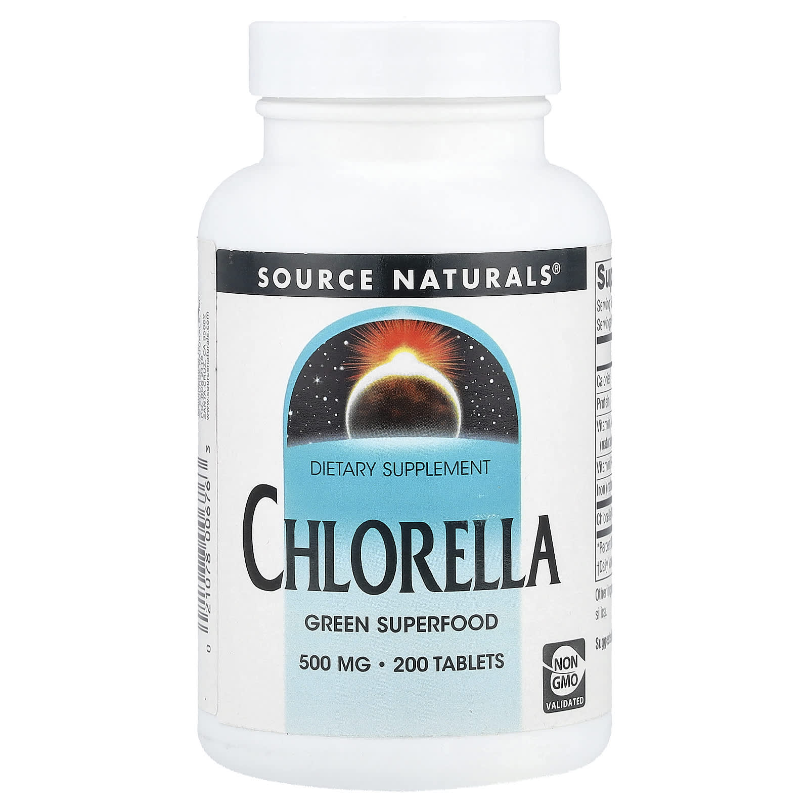Хлорелла Source Naturals, 200 таблеток