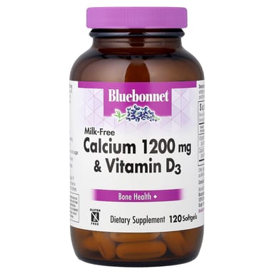 Витамин D3 Bluebonnet Nutrition Calcium &, 120 мягких капсул