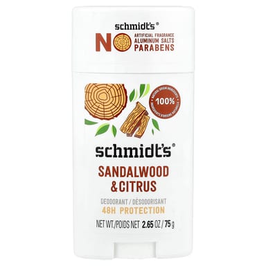 Дезодорант Schmidt's Sandalwood & Citrus, 75 г