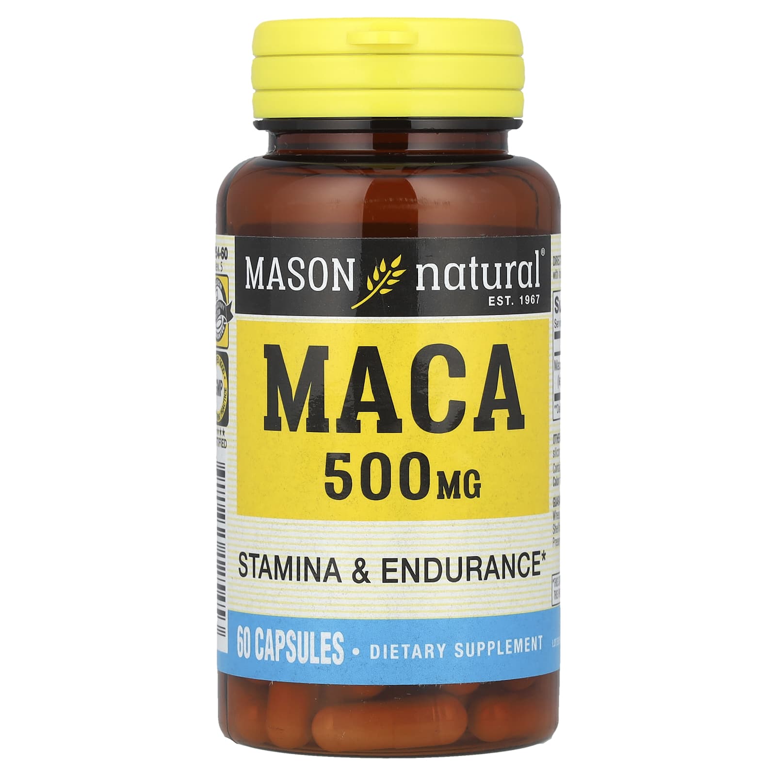 Мака Mason Natural, 500 мг, 60 капсул